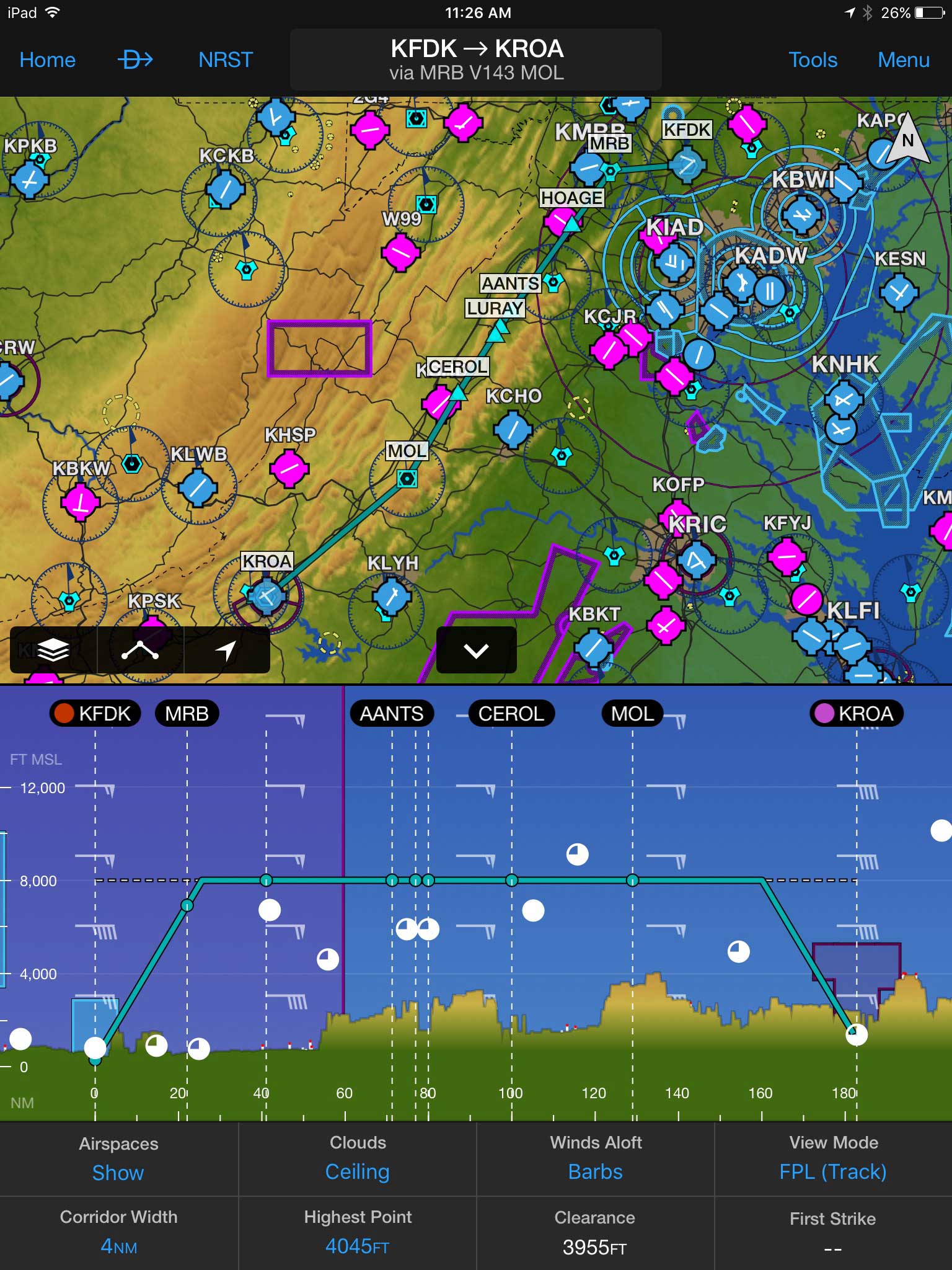 UK VFR charts for Garmin Pilot app - FLYER