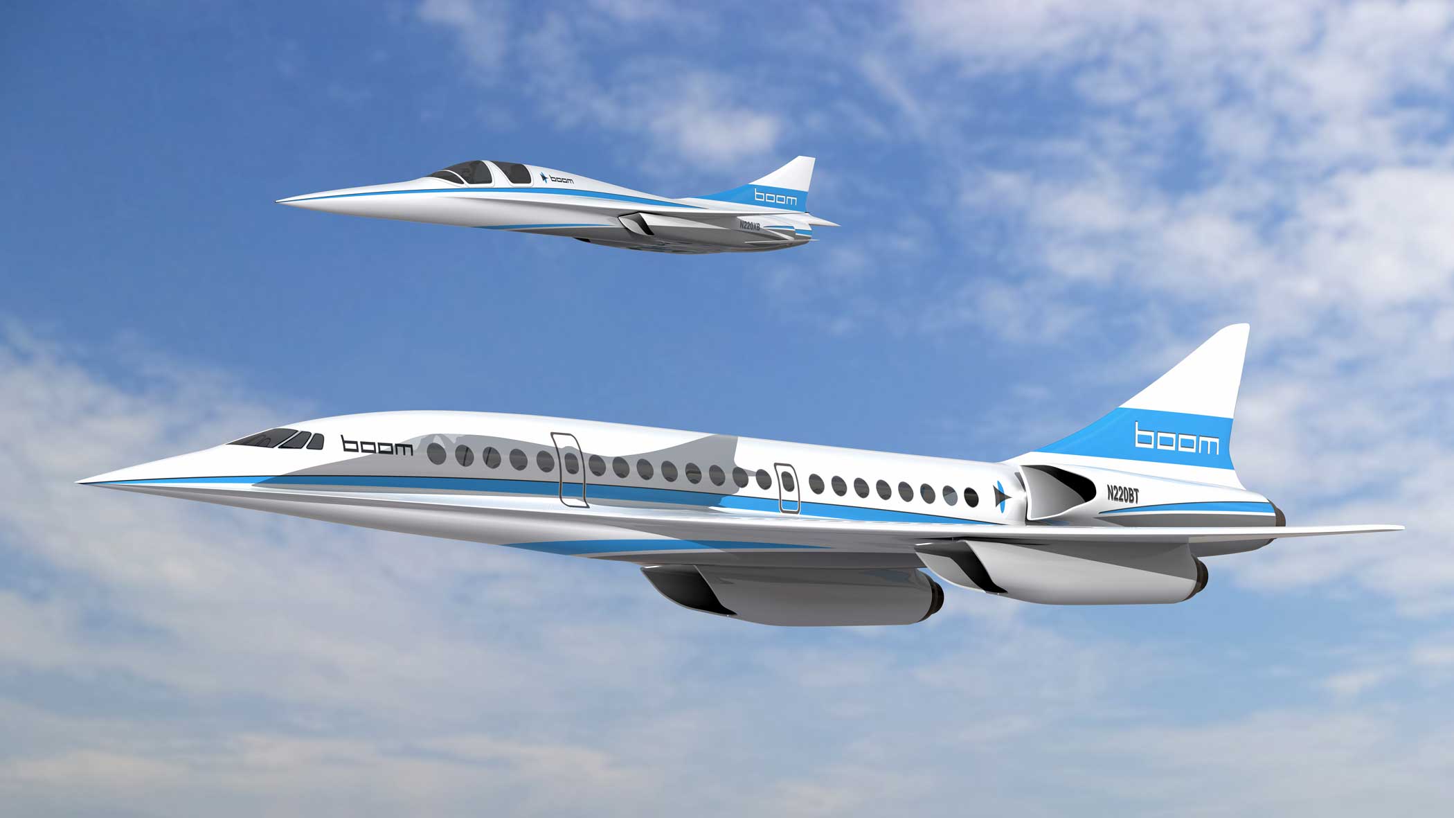 Boom supersonic jets