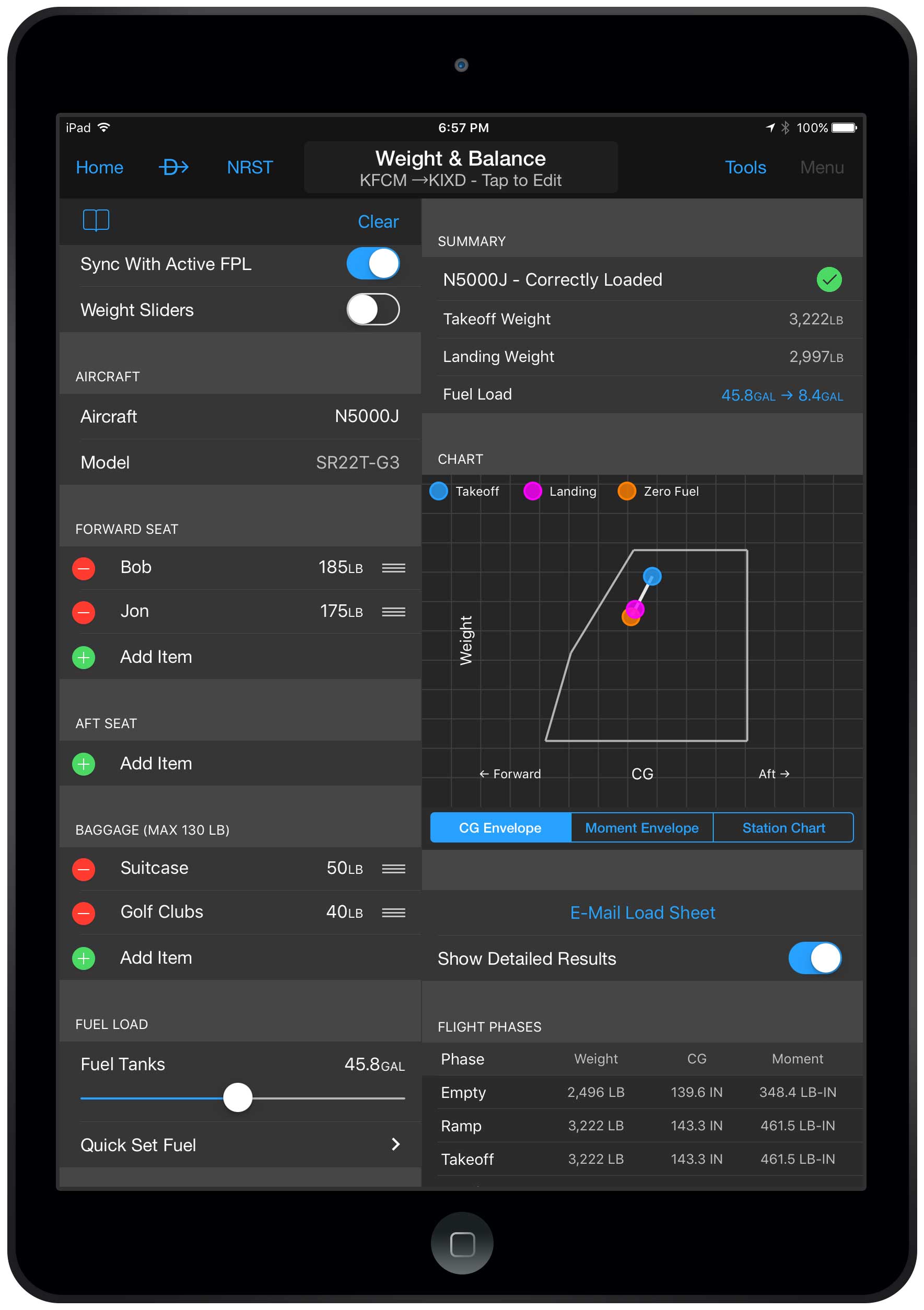 Garmin Pilot app