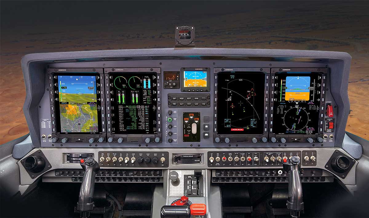 Grob 120TP cockpit