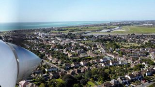 Brighton Shoreham airport approach