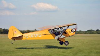 Piper Cub tailwheel training