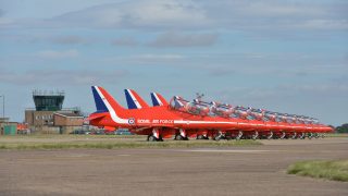 RAF Scampton Red Arrows