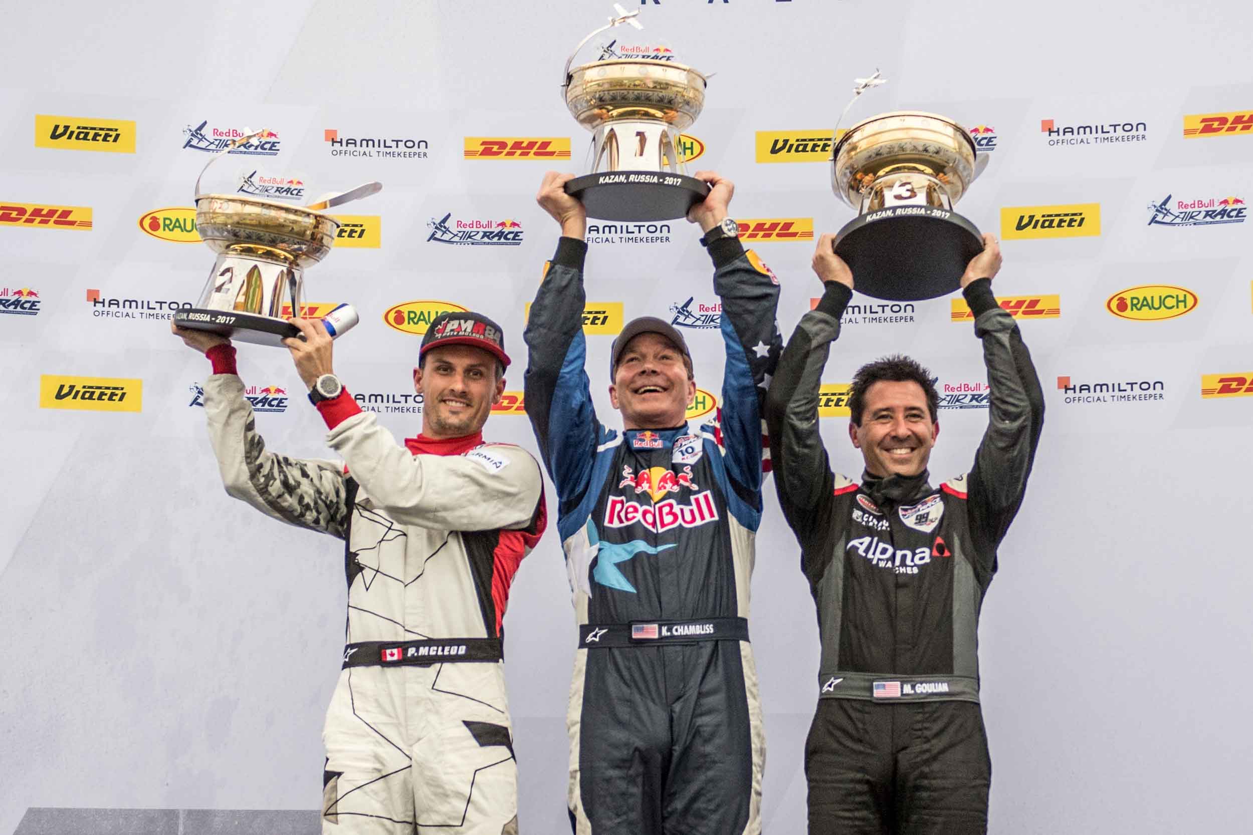 Red Bull Kazan podium