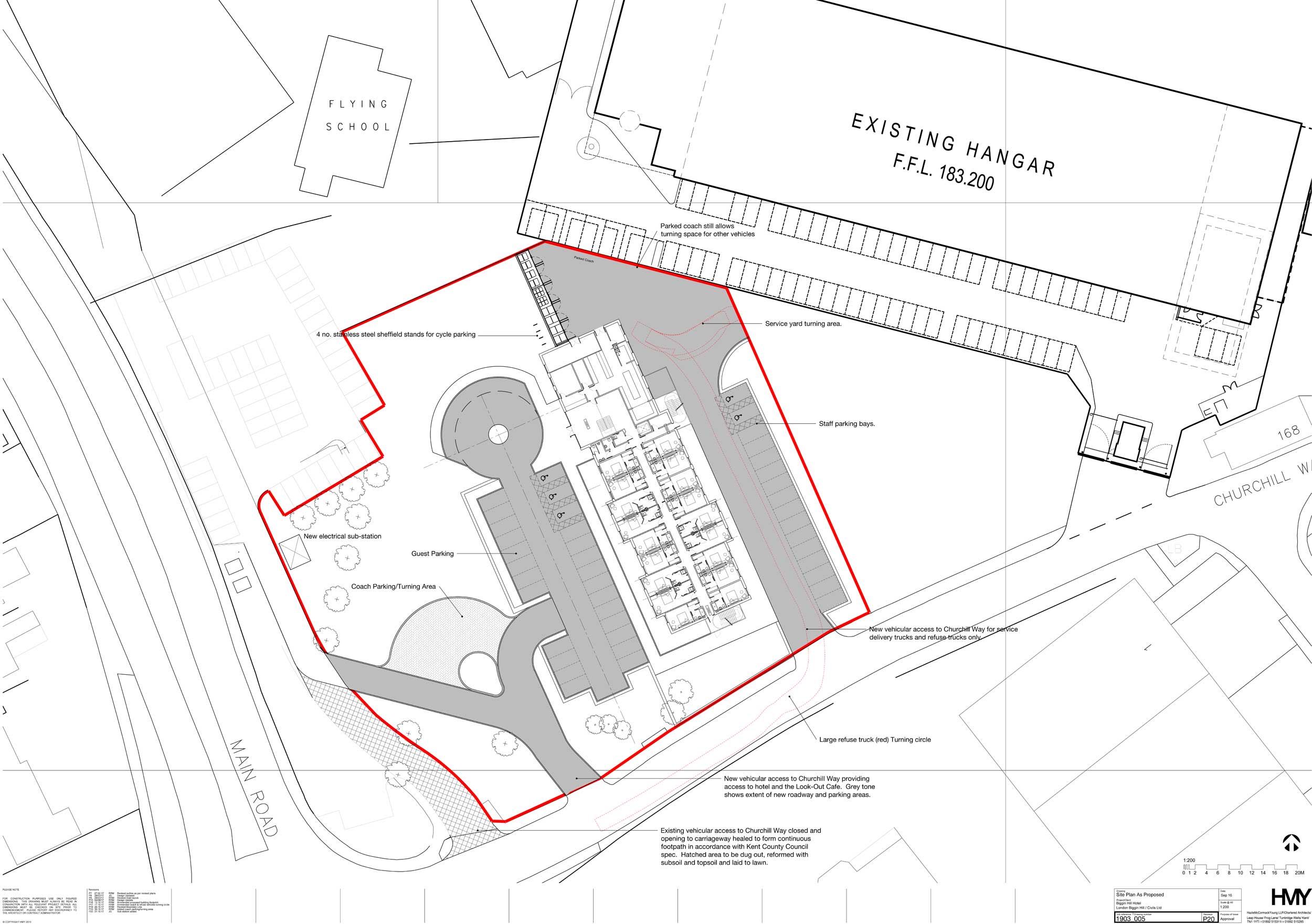 Biggin Hill Hotel plan