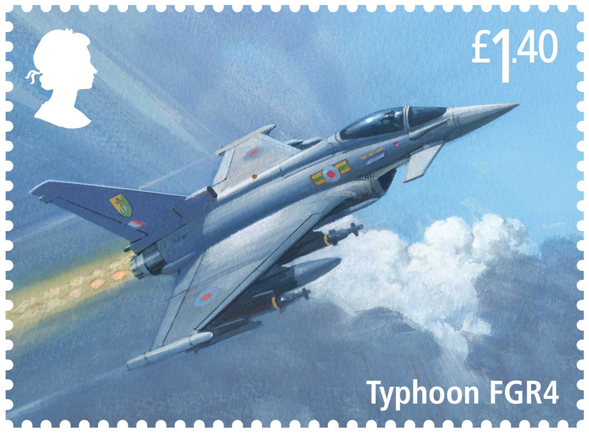 RAF 100 stamp Typhoon