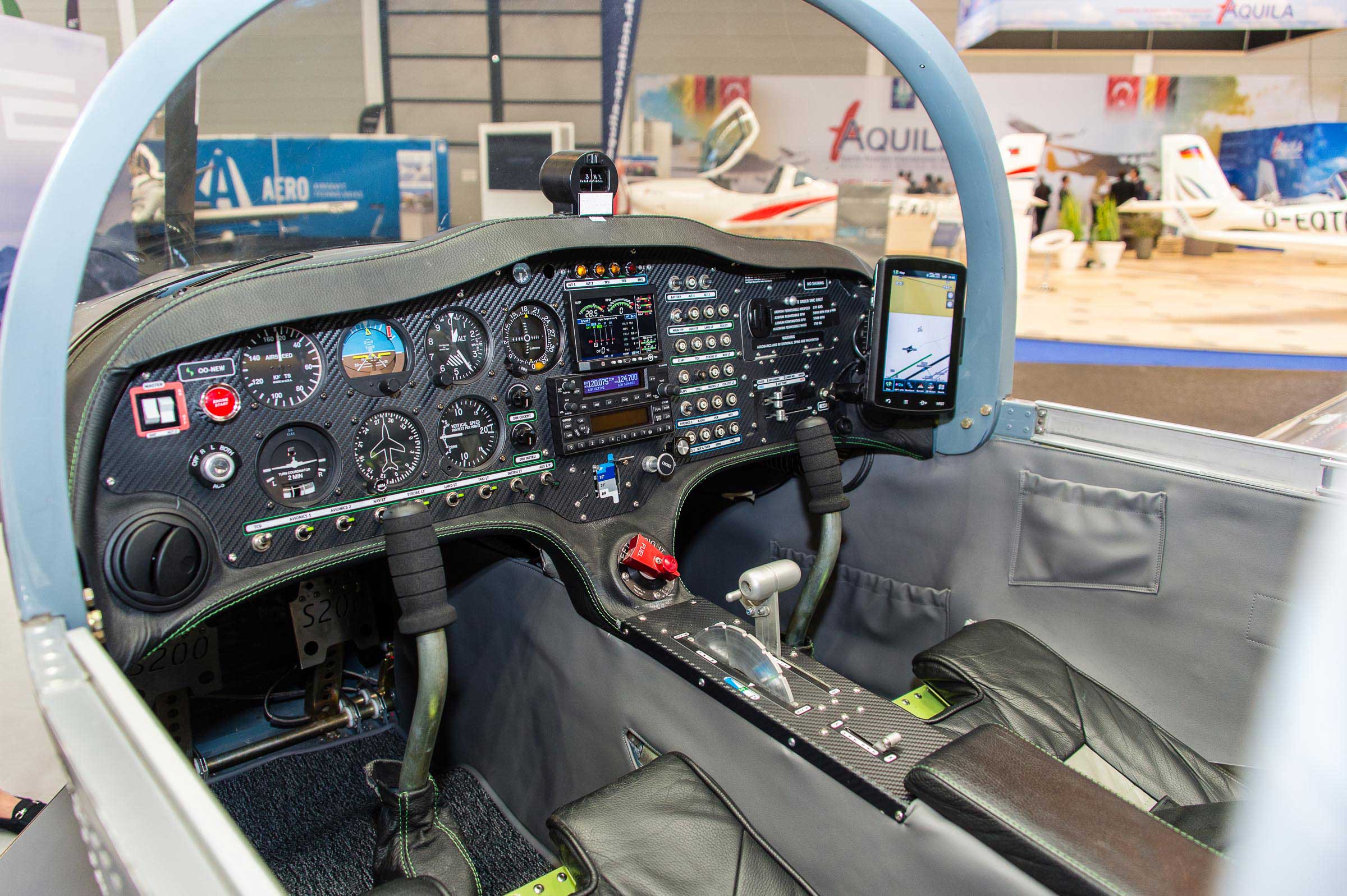 Sonaca 200 cockpit AERO 2018