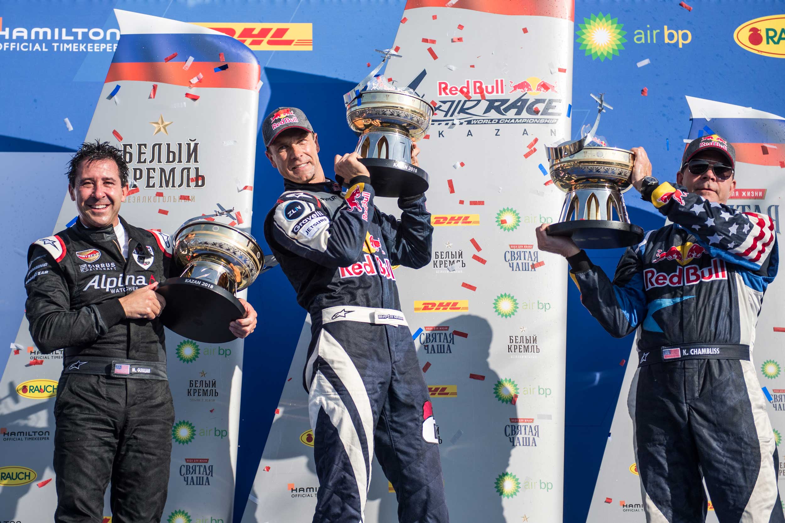 Red Bull air race Russia podium