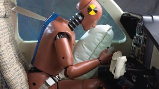 Amsafe aircraft airbag seatbelts
