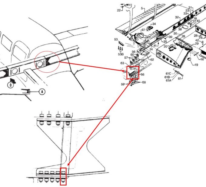 Piper wing spar AD