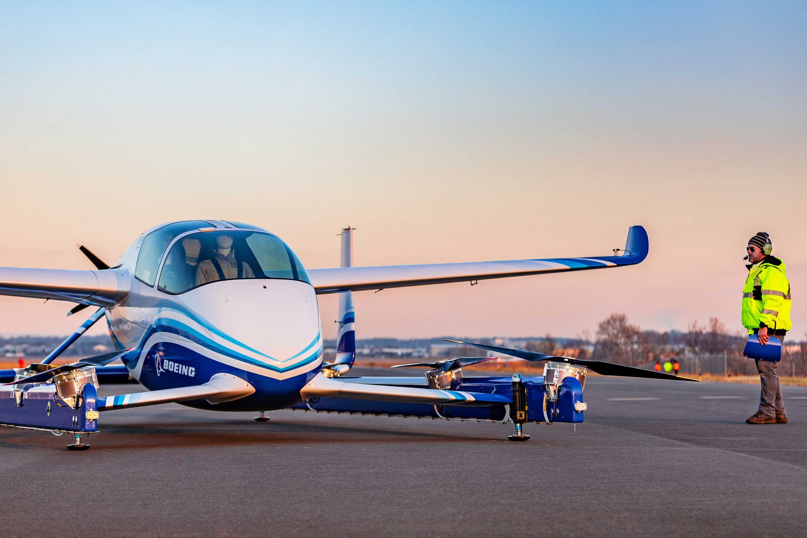 First flight for Boeing's electric VTOL FLYER