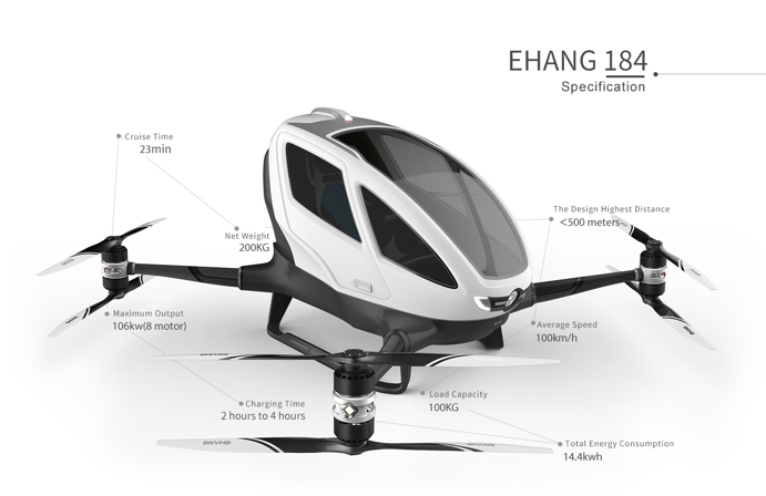 EHang 184 air taxi