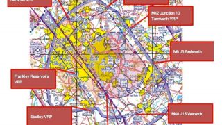 Birmingham airspace VRPs