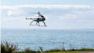 Drone over english channel