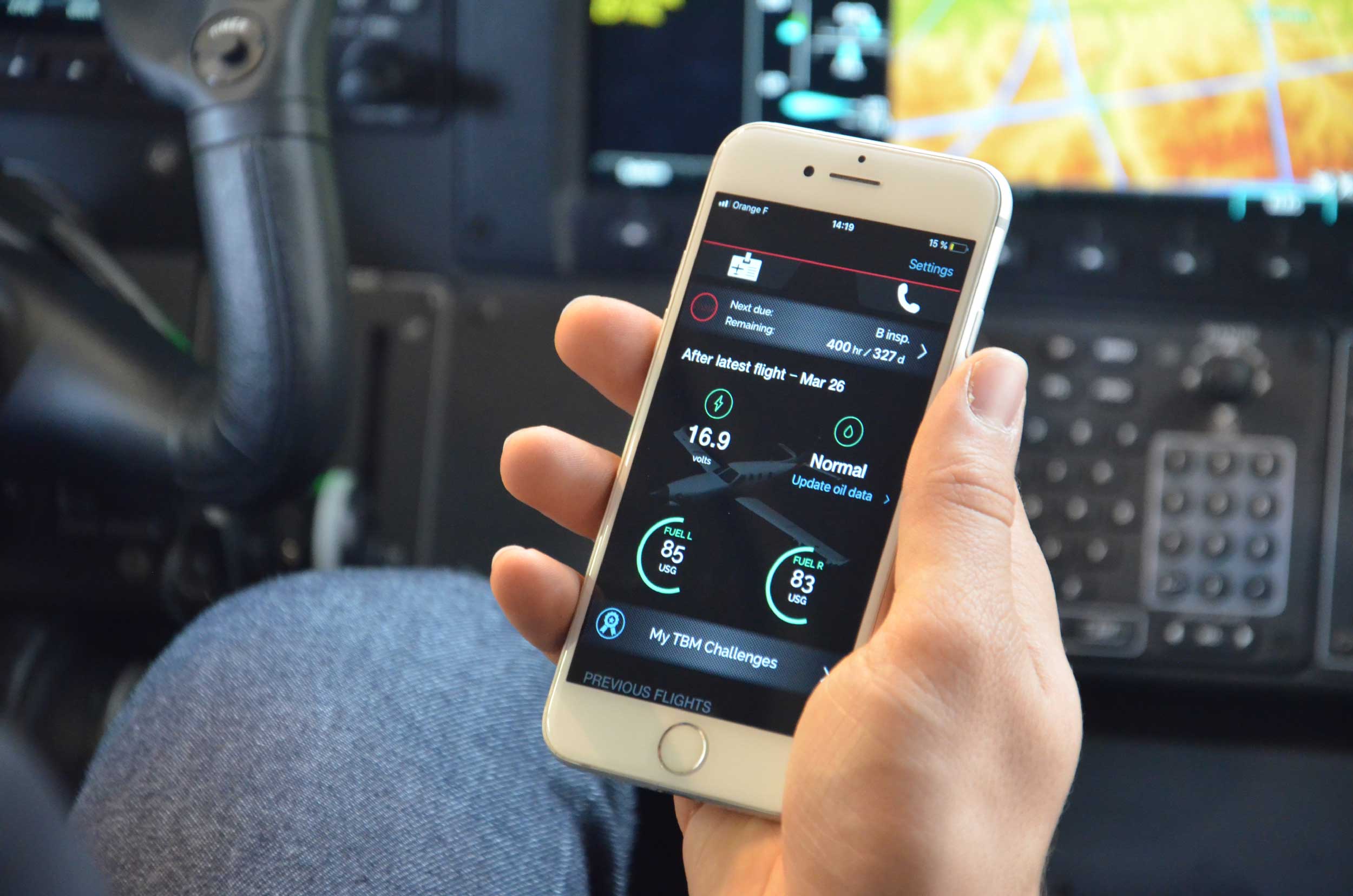 What S Up Daher Tbm App Shares Data Flyer