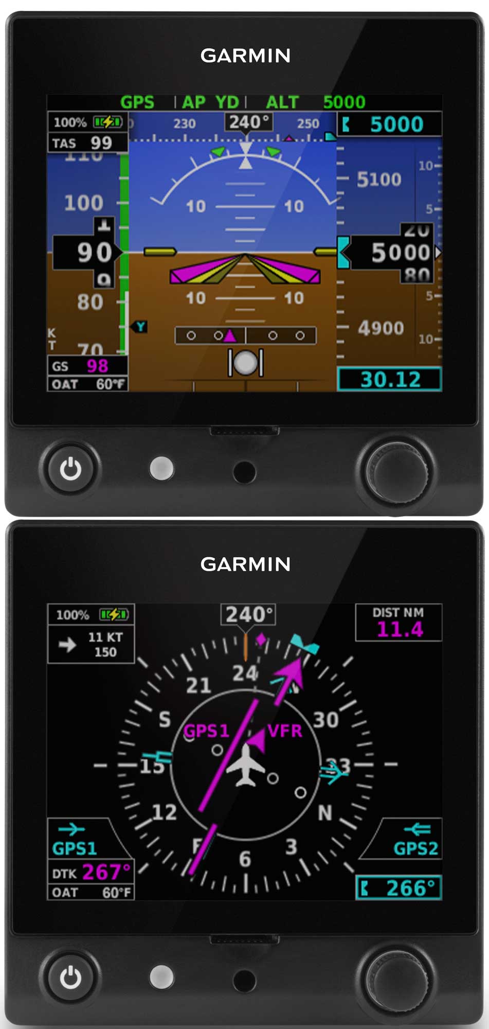 Garmin dual G5