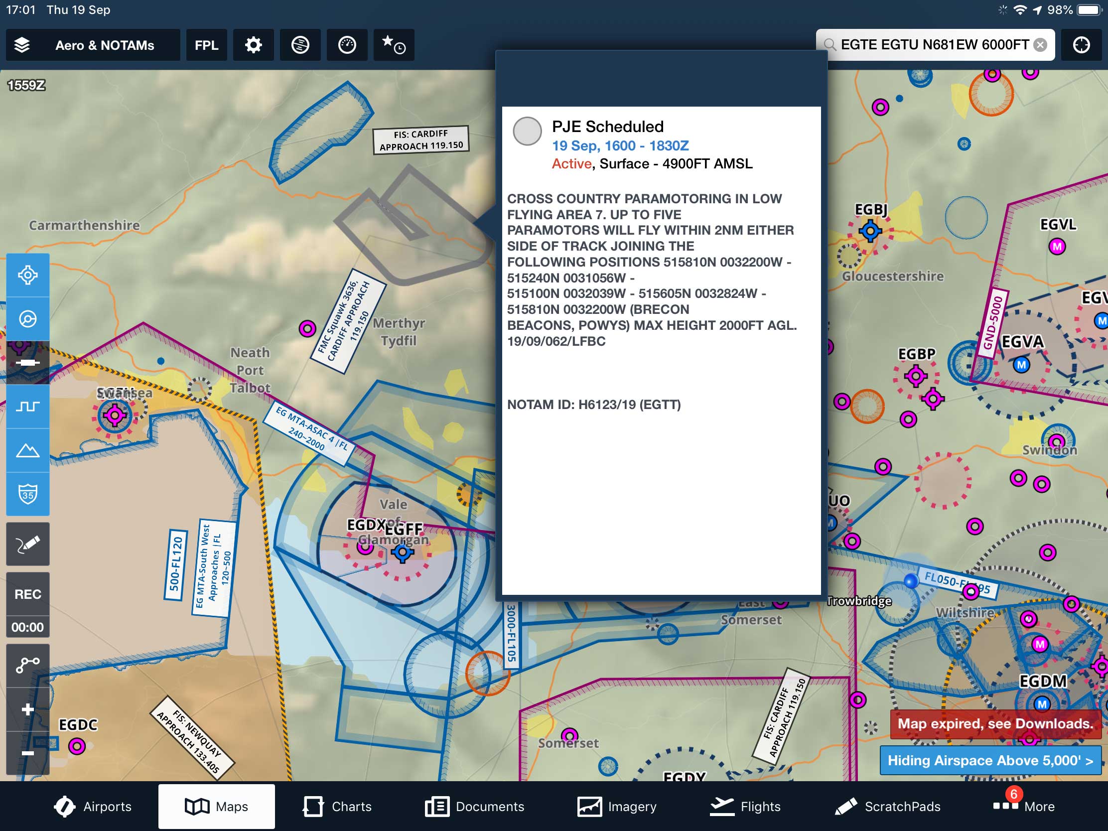 Foreflight notam