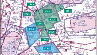 Farnborough controlled airspace