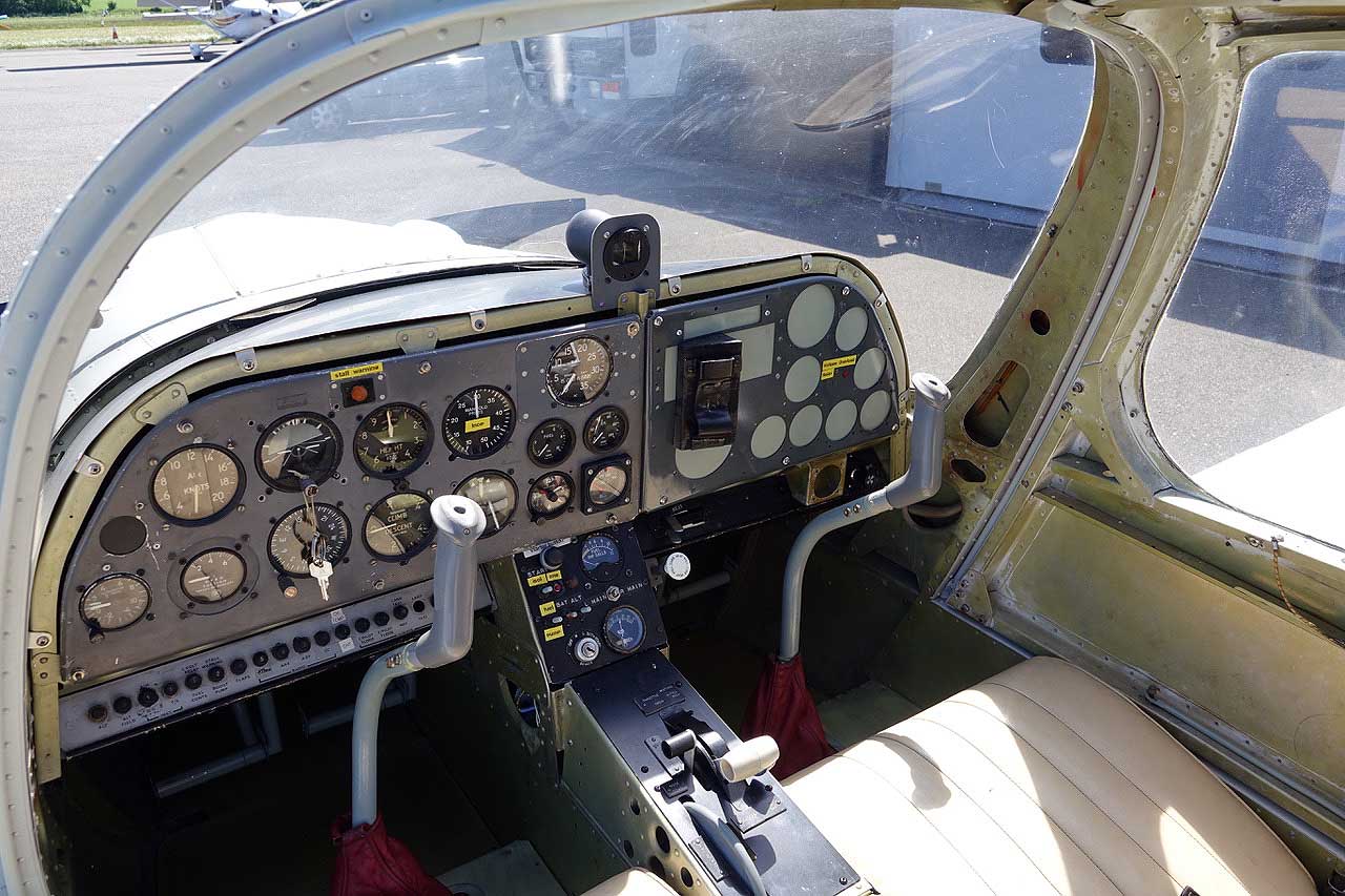 Prototype Pup's cockpit