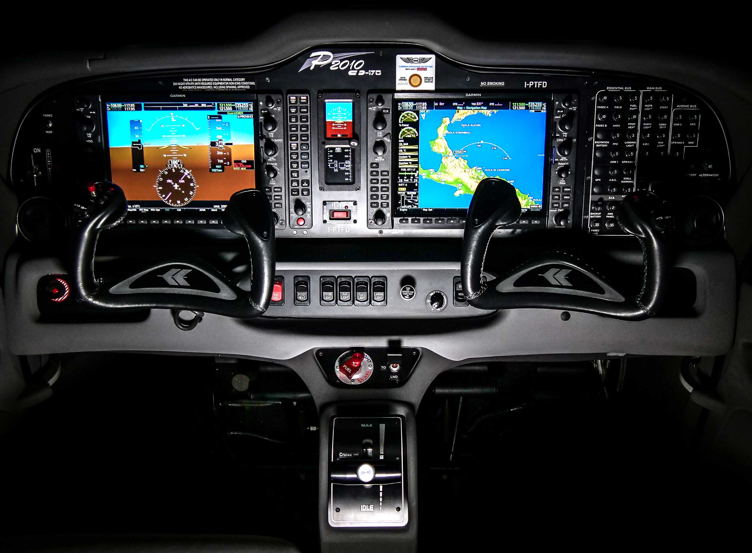 Tecnbam P2010 cockpit