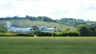 Old sarum reopens for flying