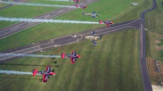 Blades-and-Biggin-Hill-Heritage-Hangar-Warbird-Flyover-@IanBlack