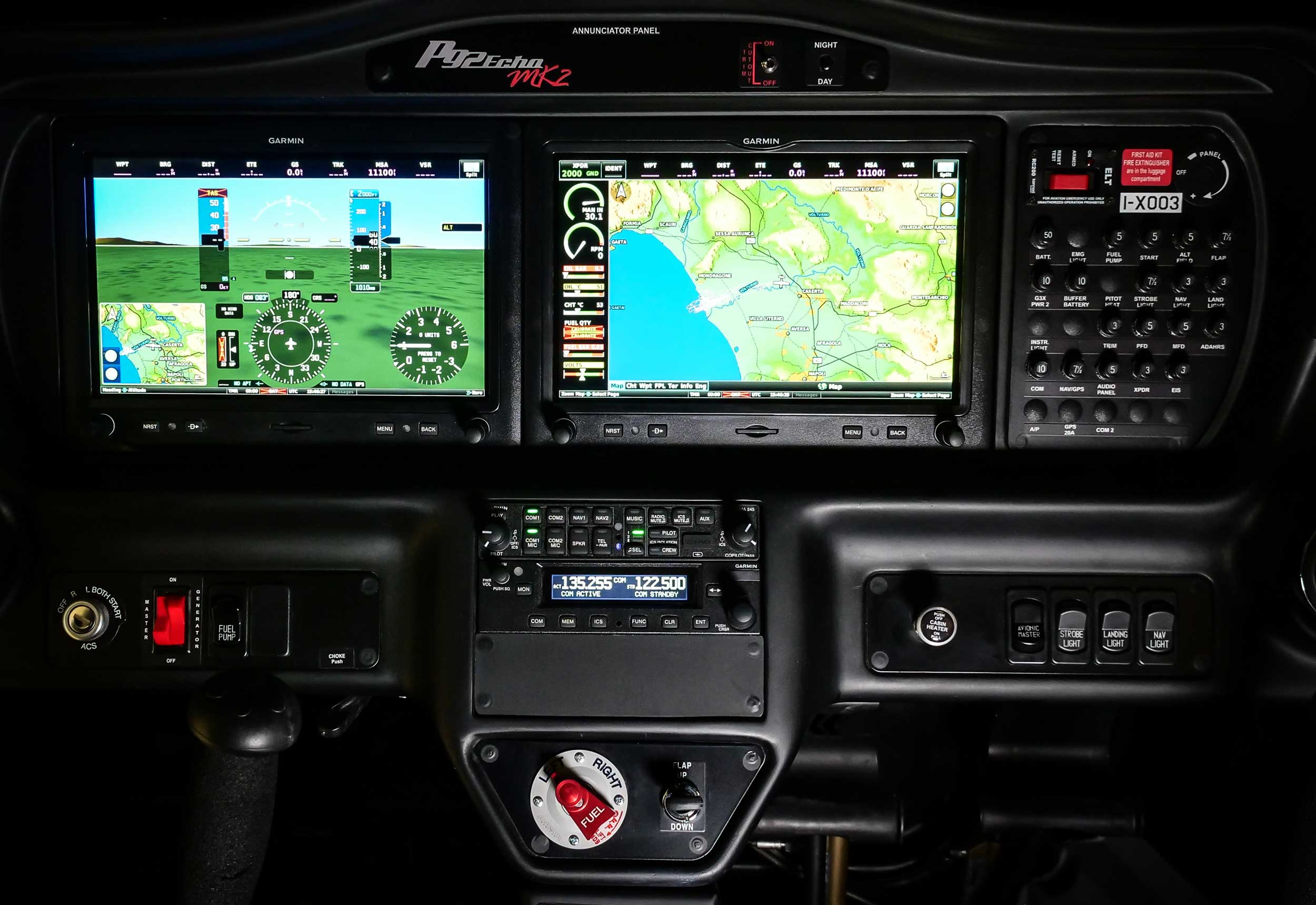 Tecnam P92 panel