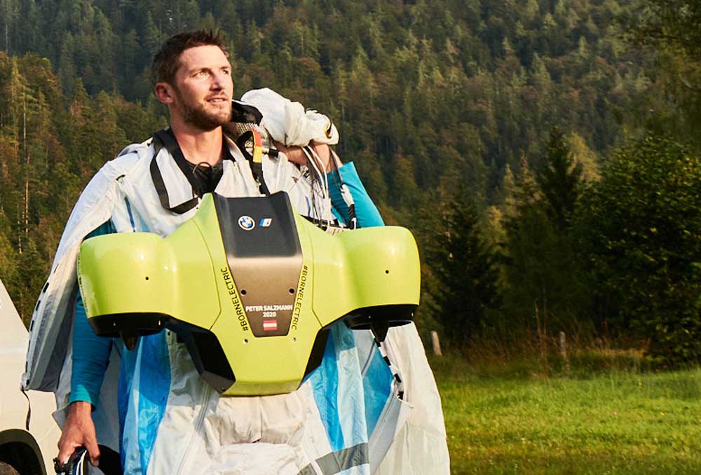 BMW electric wingsuit