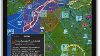Garmin Pilot graphic notam