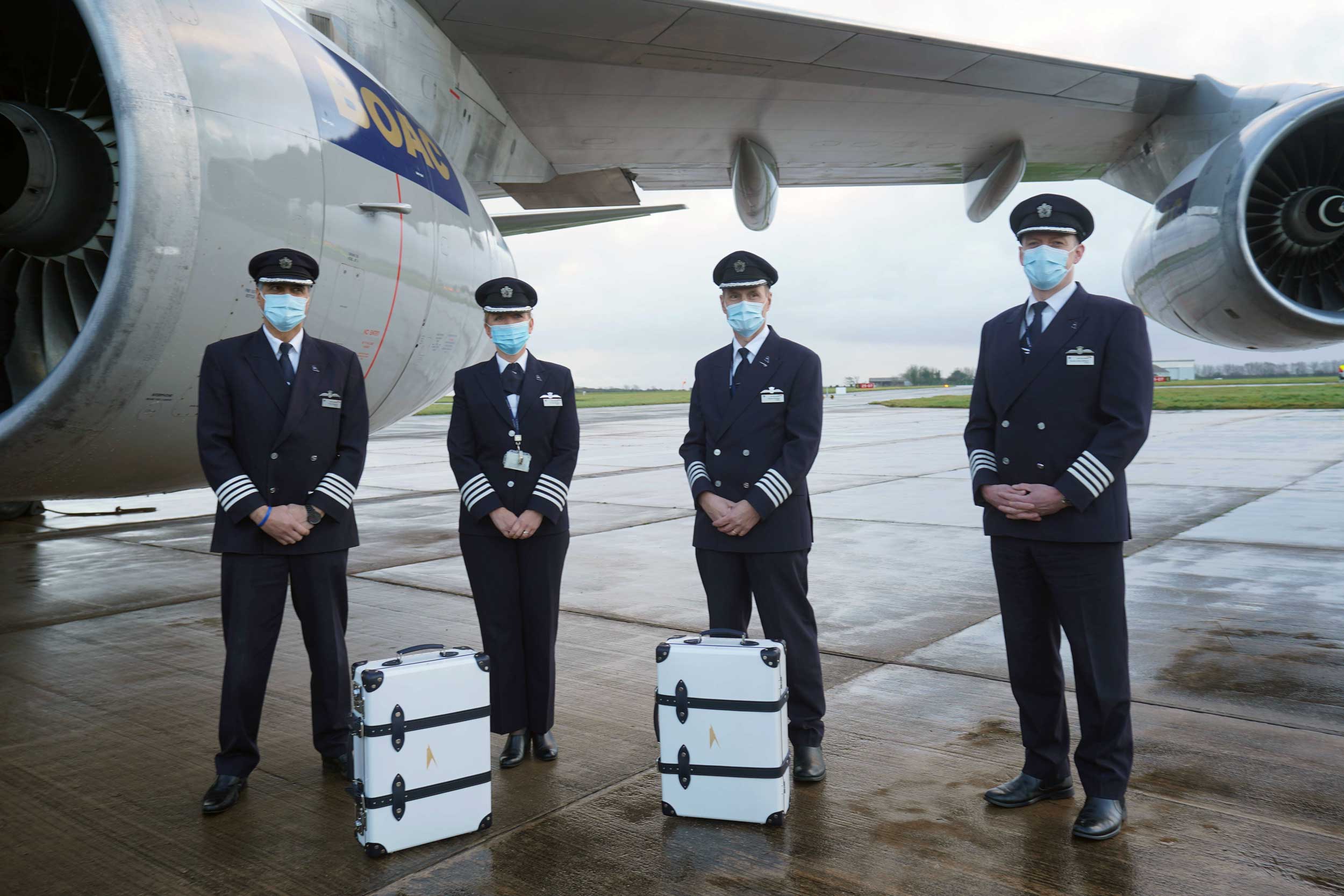 BOAC suitcases