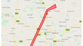 Cranfield NEBC drone route