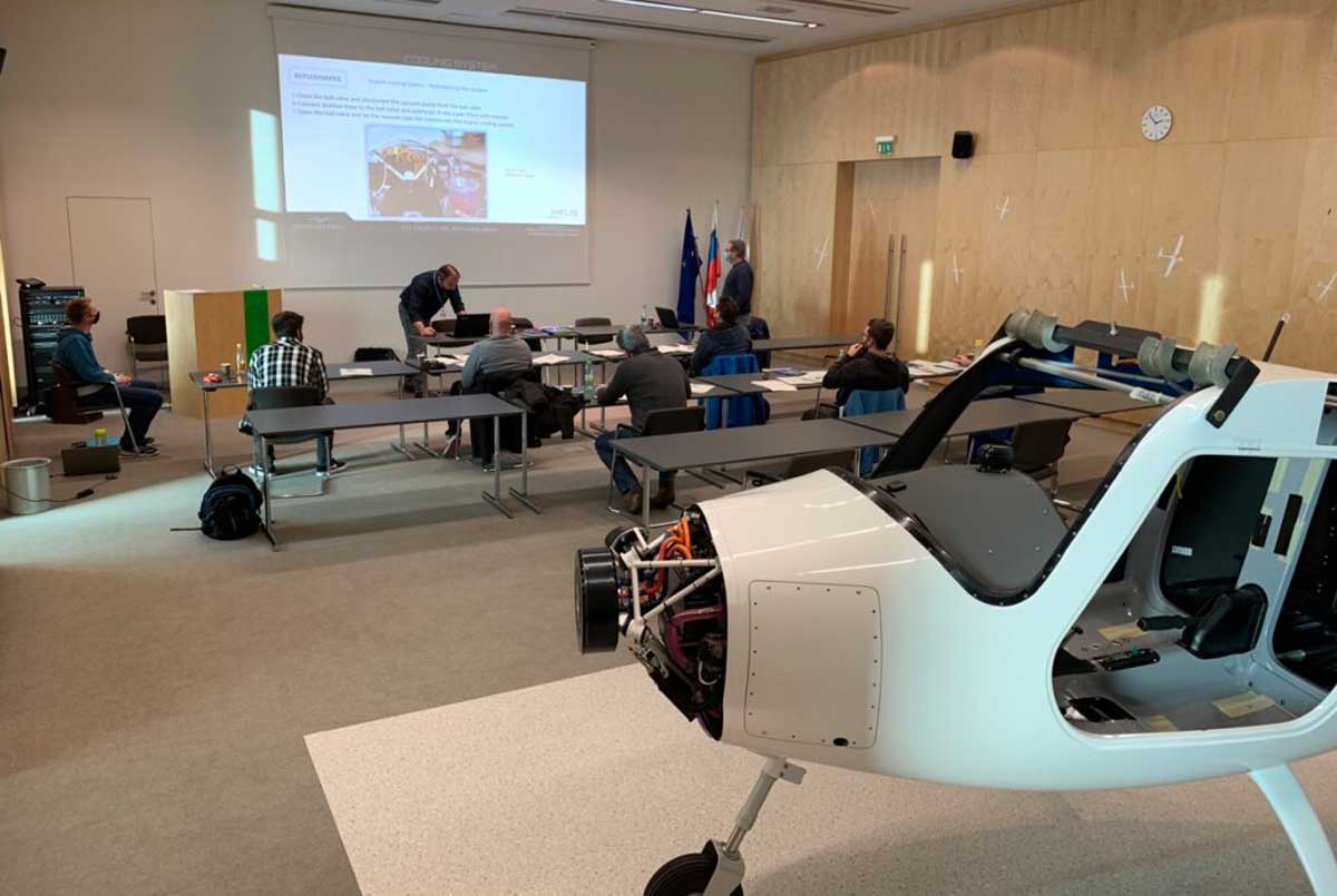 Pipistrel electric aircraft engineer training