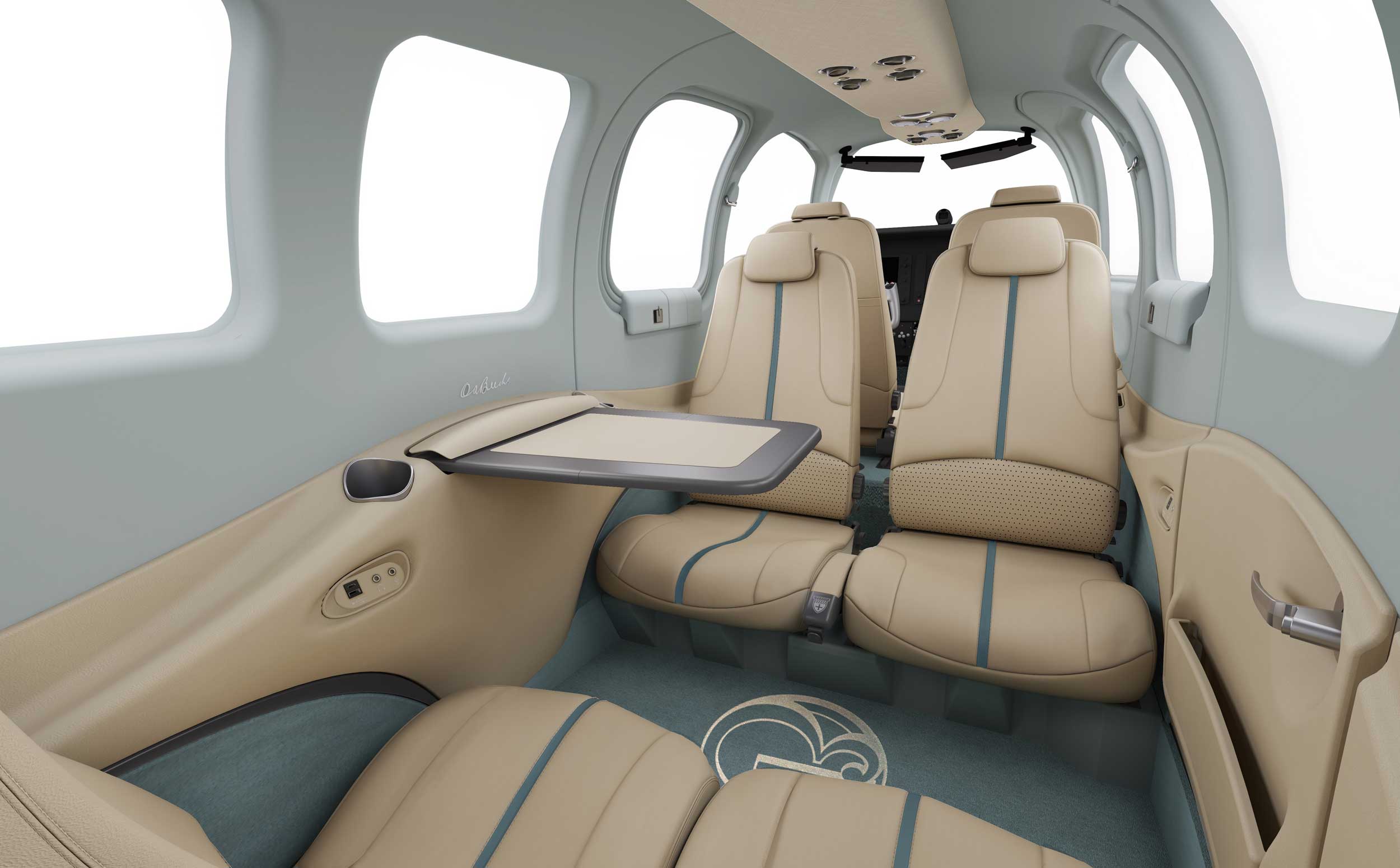 Beechcraft Bonanza cabin 75th