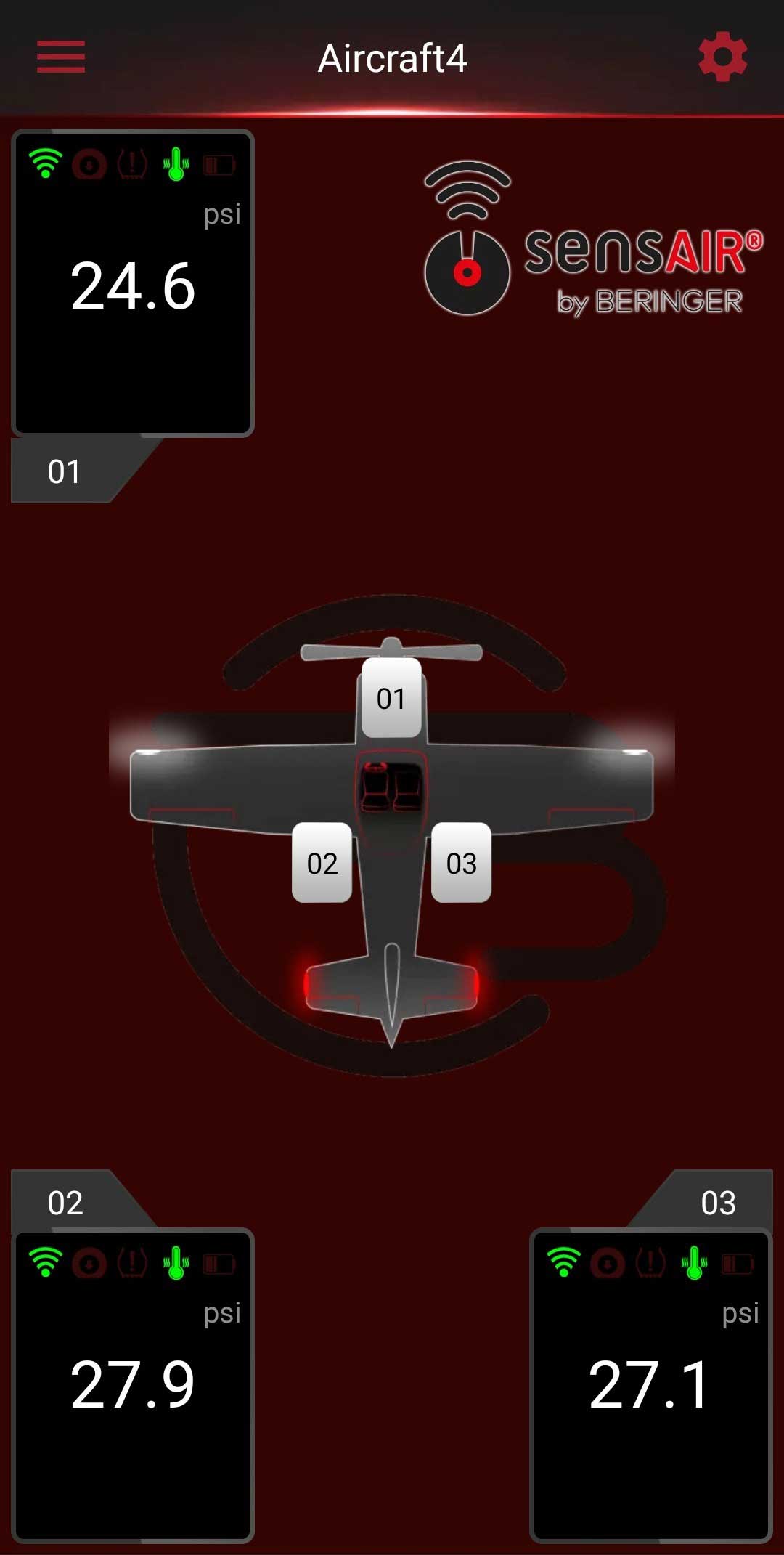 Beringer tyre app