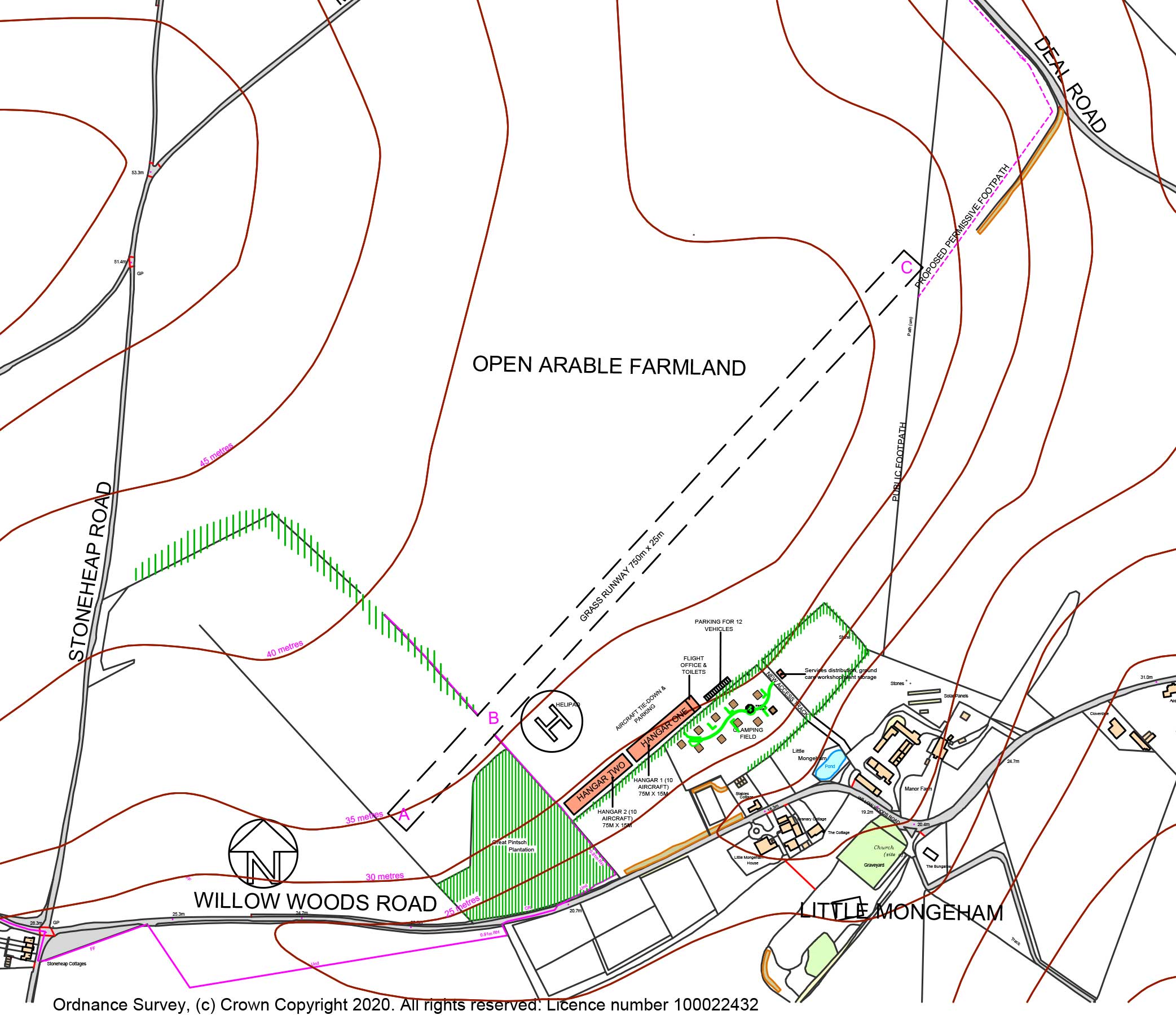 Little Mongeham farm strip