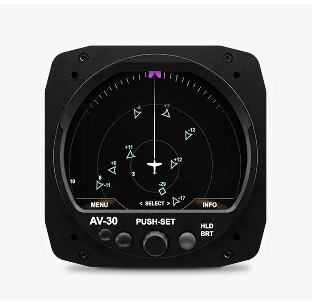 uAvionix AV-30 traffic