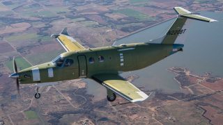 Beechcraft Denali first flight